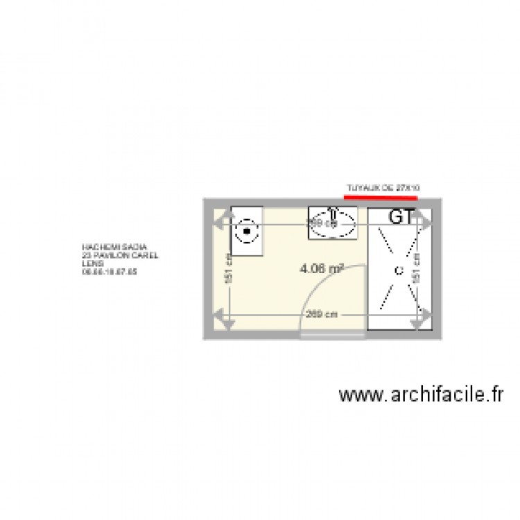 HACHEMI SADIA . Plan de 0 pièce et 0 m2