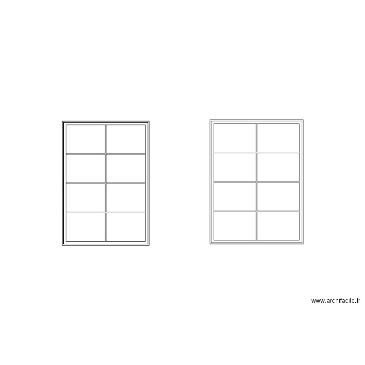 Essai porte coulissante. Plan de 0 pièce et 0 m2