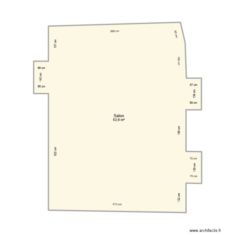 Le Bost - Salon. Plan de 0 pièce et 0 m2