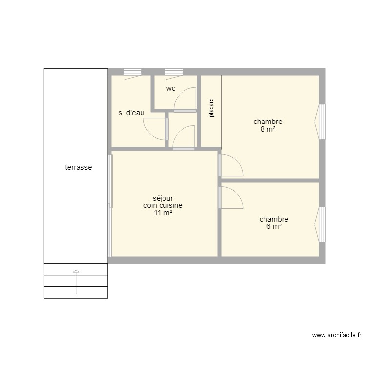 9501. Plan de 7 pièces et 24 m2