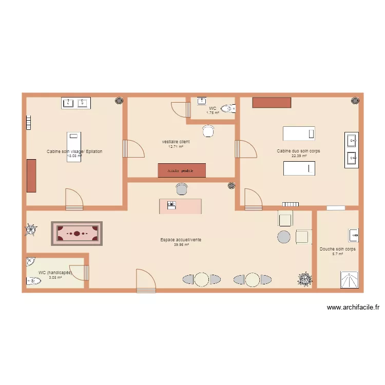 Institut Marion. Plan de 