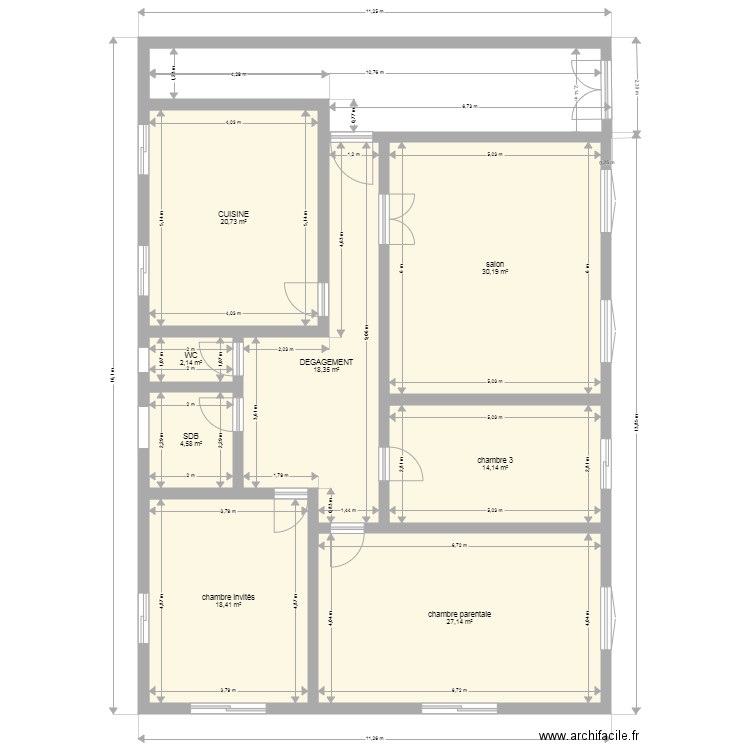 RDC SIDI SALEM 2. Plan de 0 pièce et 0 m2