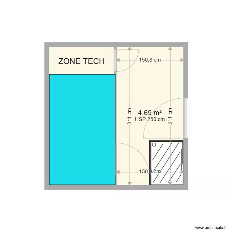 MOTTIER SOLO. Plan de 