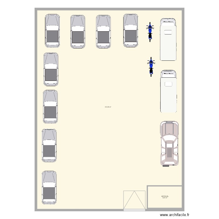 Parking PAPETEE. Plan de 0 pièce et 0 m2