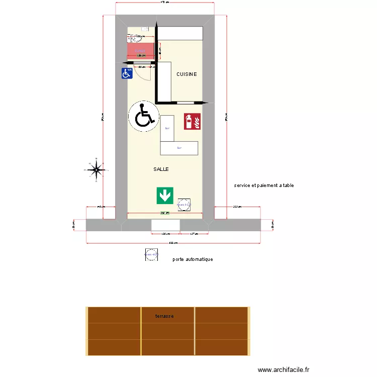 yum yum. Plan de 0 pièce et 0 m2