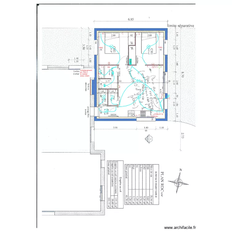 BROCHARD ELEC. Plan de 