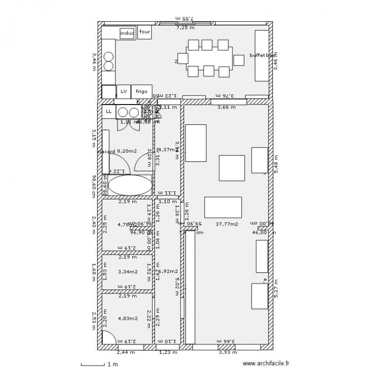 lacour_cuisine_bonnesmesures2_futur. Plan de 0 pièce et 0 m2