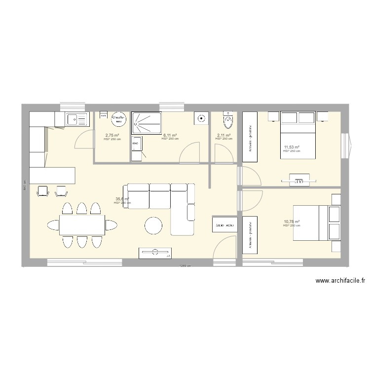 Plan final dépendance . Plan de 0 pièce et 0 m2
