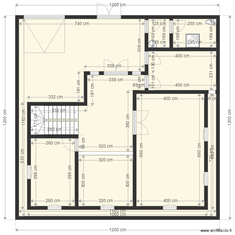 12x12 46050206 V3. Plan de 0 pièce et 0 m2