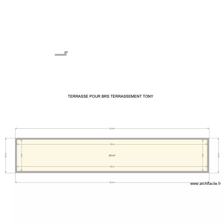 TERRASSE POUR BTS TERRASSEMENT. Plan de TERRASSE POUR BTS TERRASSEMENT. Plan de