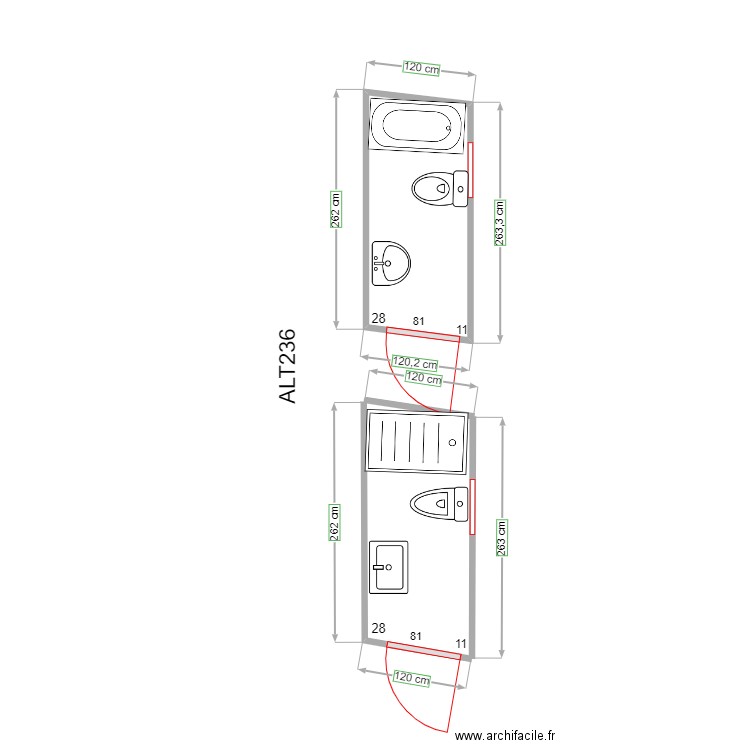 KEY. Plan de 0 pièce et 0 m2