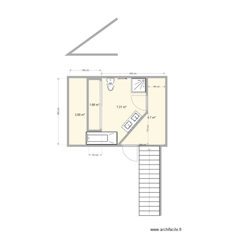 SDB V4. Plan de 0 pièce et 0 m2