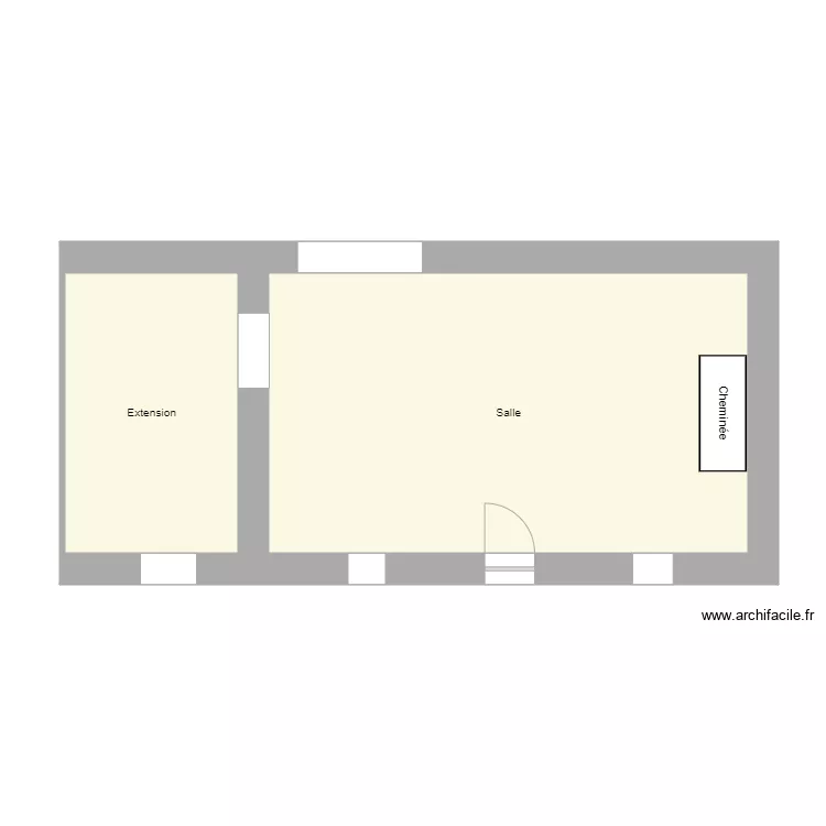 plan rdc le cann. Plan de 