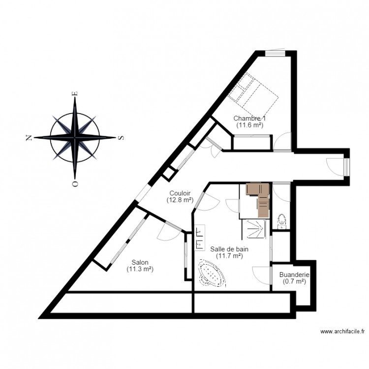 Frelicot. Plan de 0 pièce et 0 m2