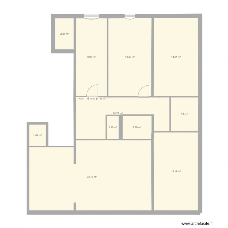 Dagovéranien. Plan de 0 pièce et 0 m2