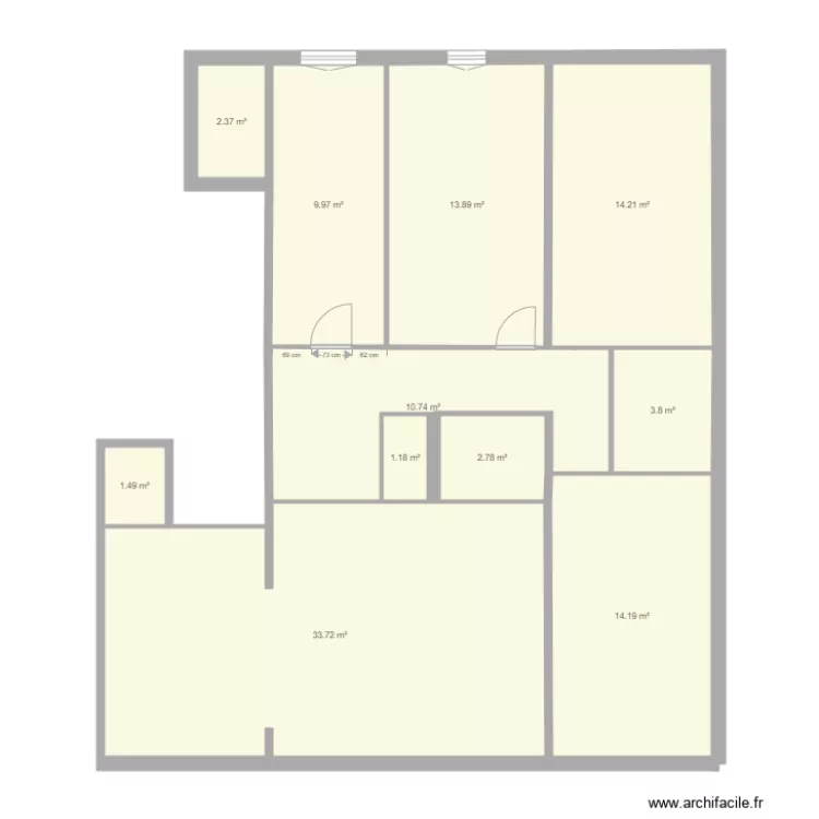 Dagov&eacute;ranien. Plan de 