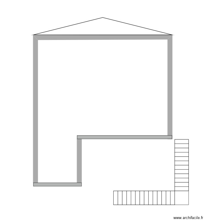 RANZ FACADE OUEST. Plan de 0 pièce et 0 m2