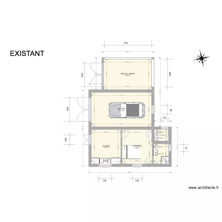BIOT EXISTANT 2. Plan de BIOT EXISTANT 2. Plan de