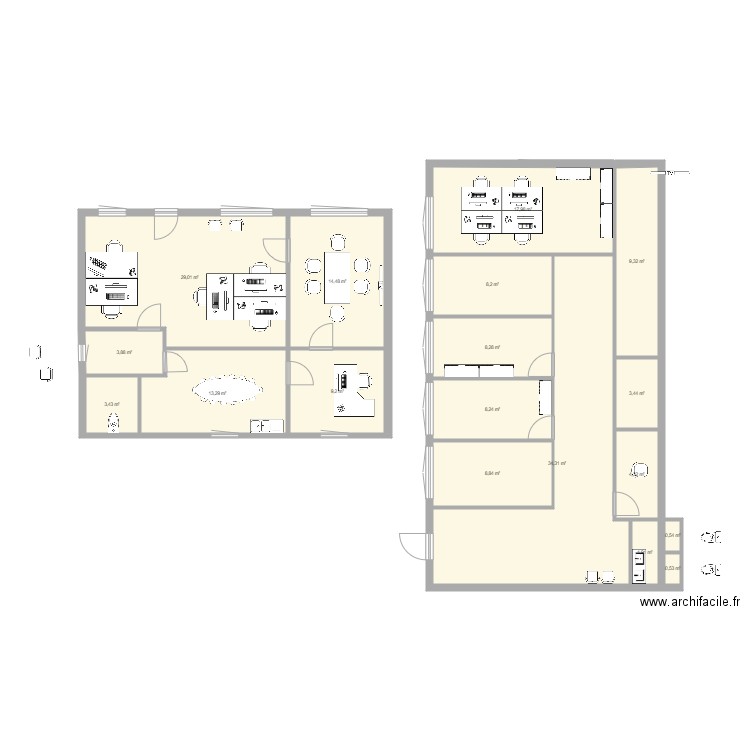 CHESSY. Plan de 0 pièce et 0 m2