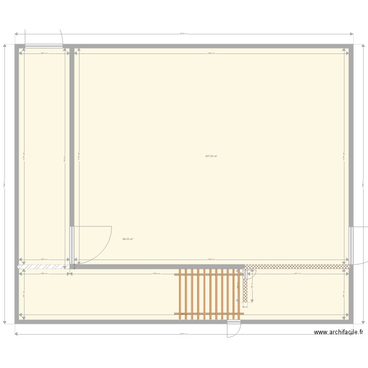 girafe. Plan de 0 pièce et 0 m2