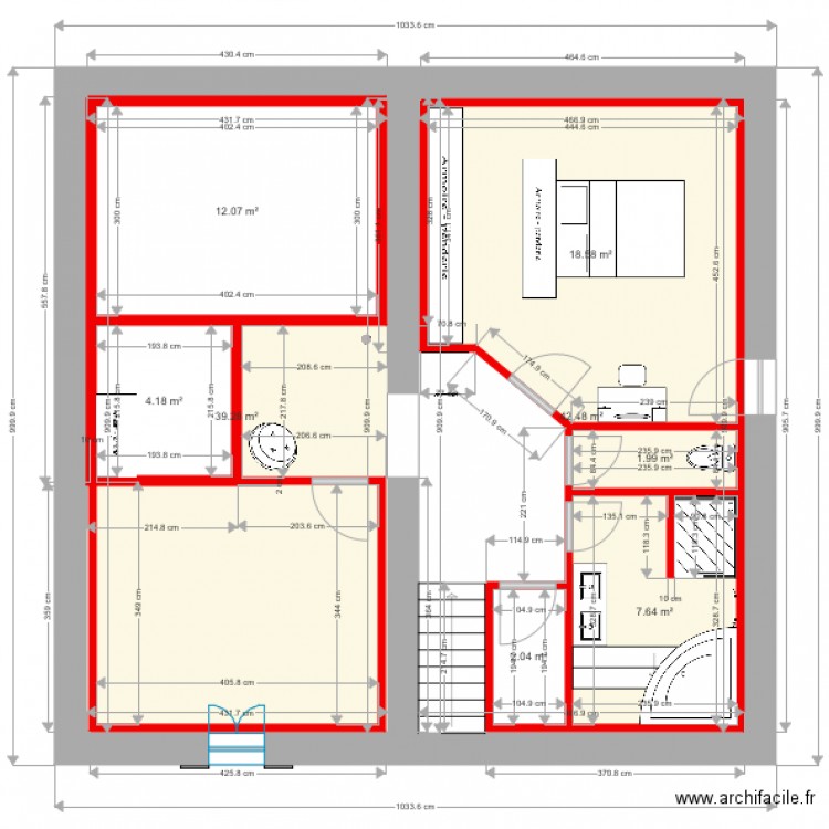 Maison Vesvre 2 étage. Plan de 0 pièce et 0 m2