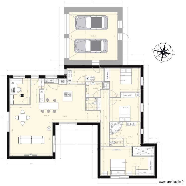 plan modifiernouveau. Plan de 0 pièce et 0 m2