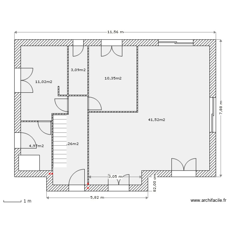 Plan. Plan de 0 pièce et 0 m2
