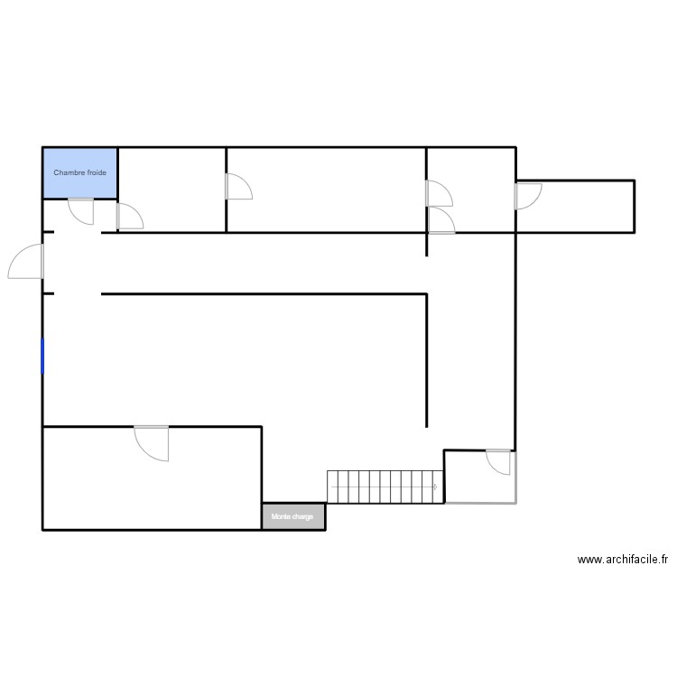 cave chateau du billet. Plan de 7 pièces et 98 m2