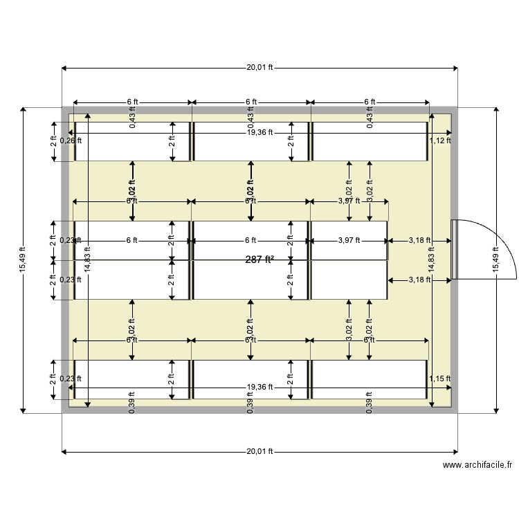 Merck 15.5 x 20. Plan de 0 pièce et 0 m2