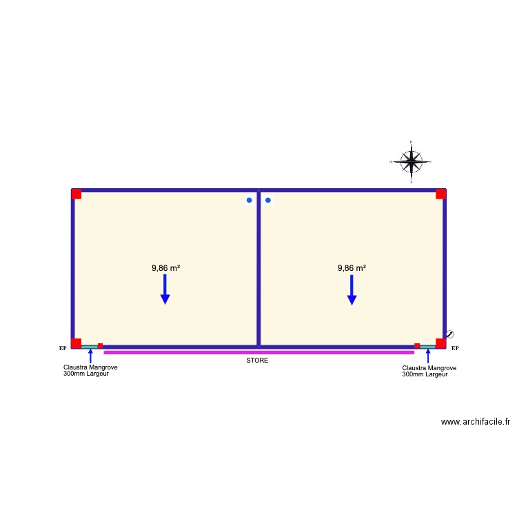 BLOCH QUARTEIRA. Plan de 0 pièce et 0 m2