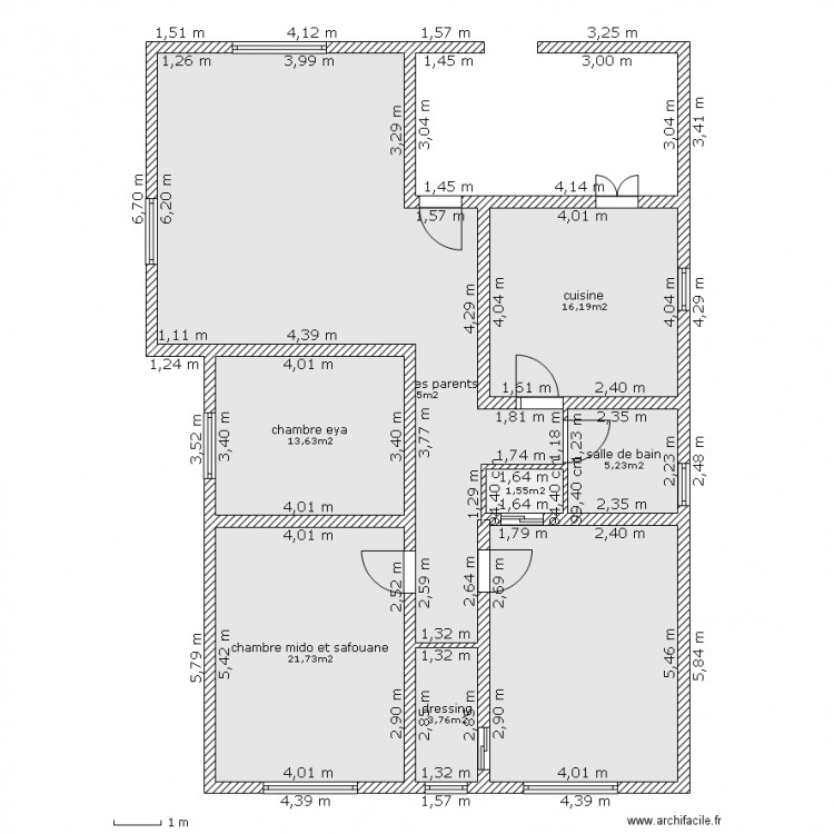 JIHENE 2. Plan de 0 pièce et 0 m2