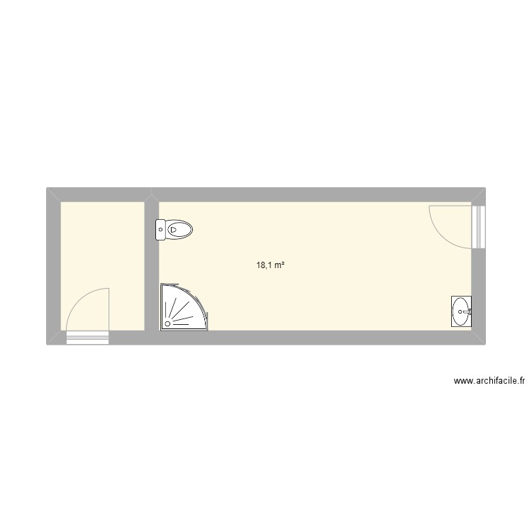 sdb. Plan de 0 pièce et 0 m2