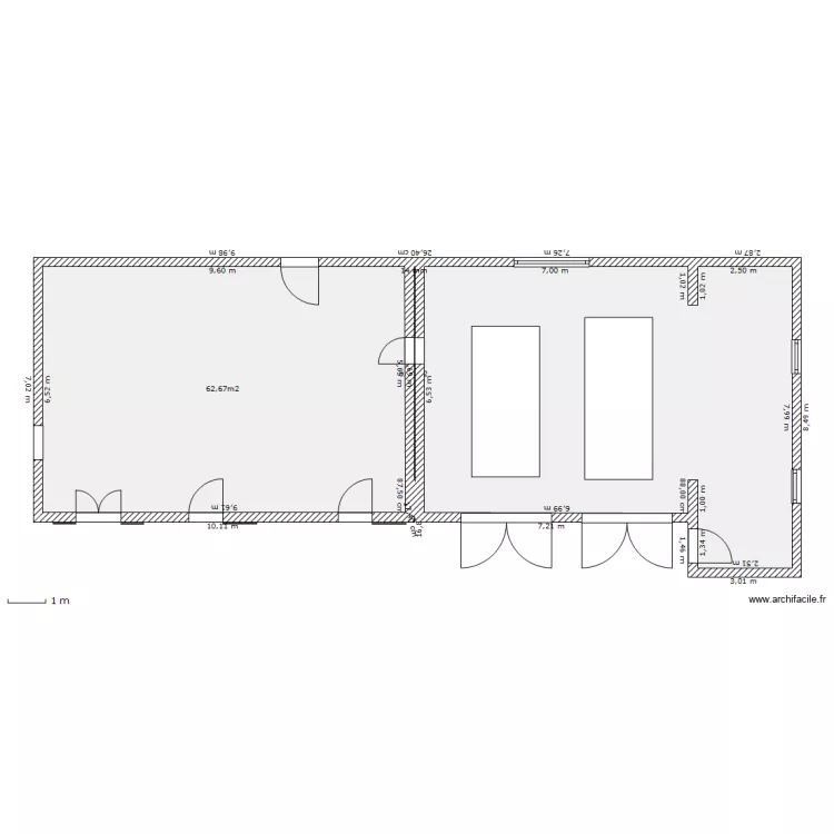 garage v02. Plan de 