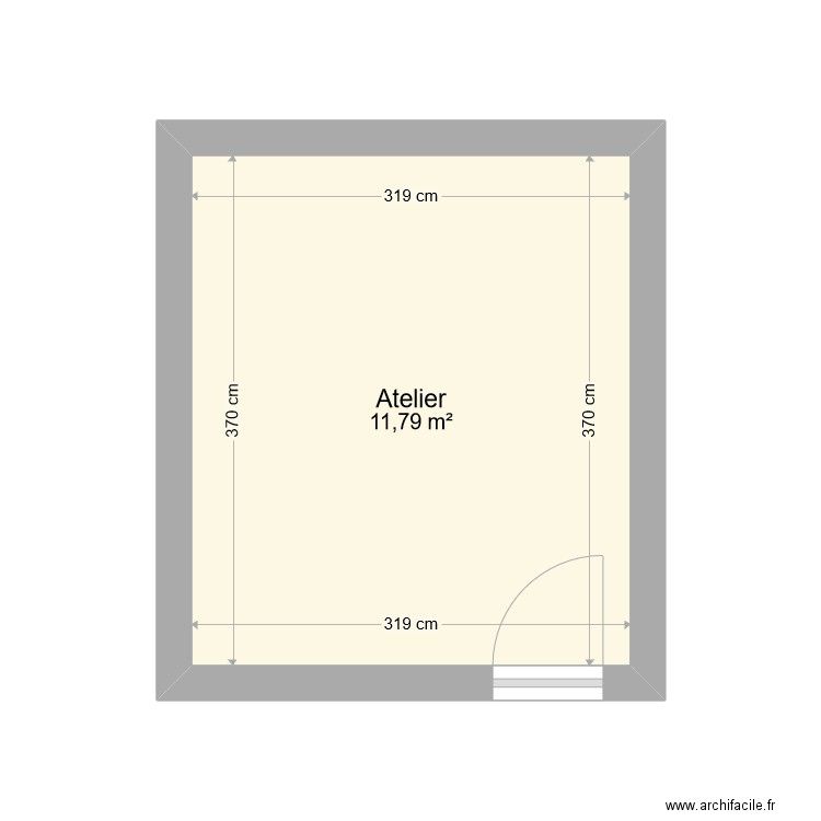 Atelier. Plan de 0 pièce et 0 m2