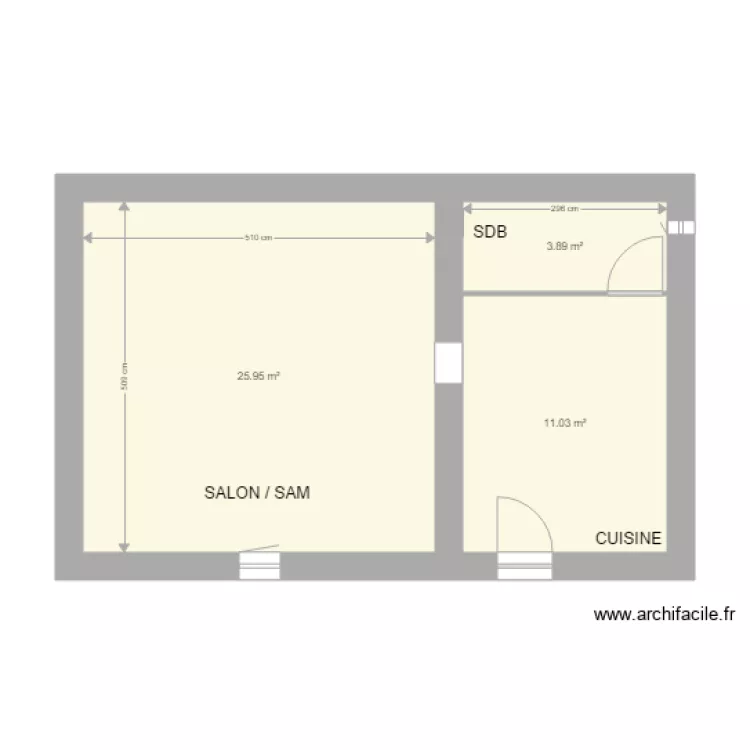 Plan Travard rdc. Plan de 