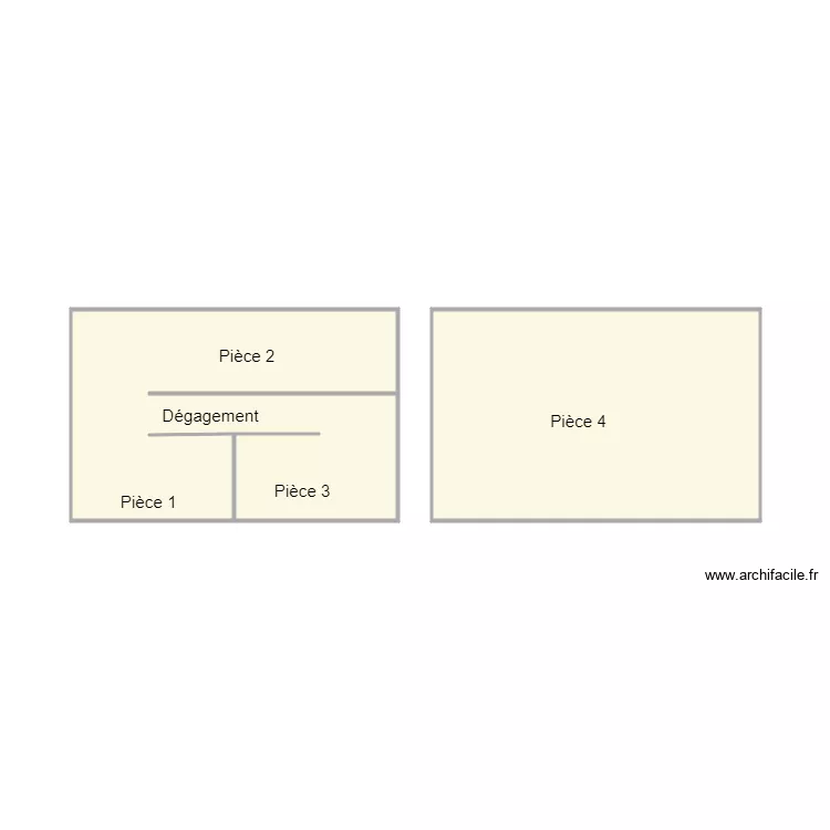 Croquis PONCABARE. Plan de 