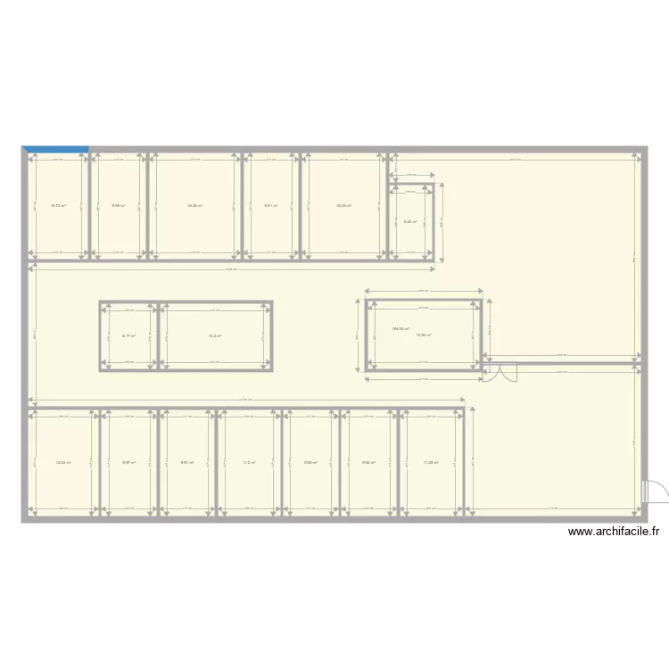 RDC TPNA Bordeaux vierge. Plan de 