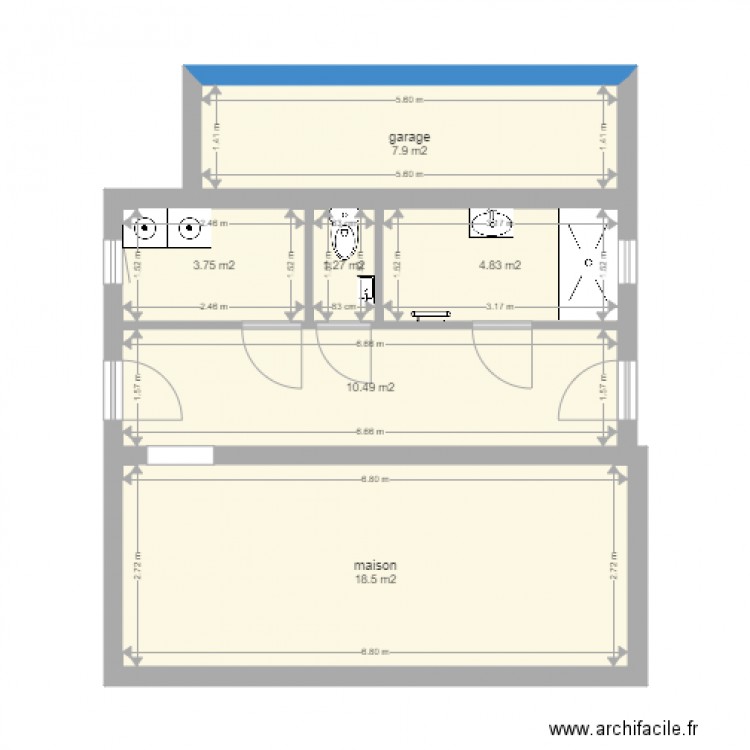 plan jean dasilva 2. Plan de 0 pièce et 0 m2