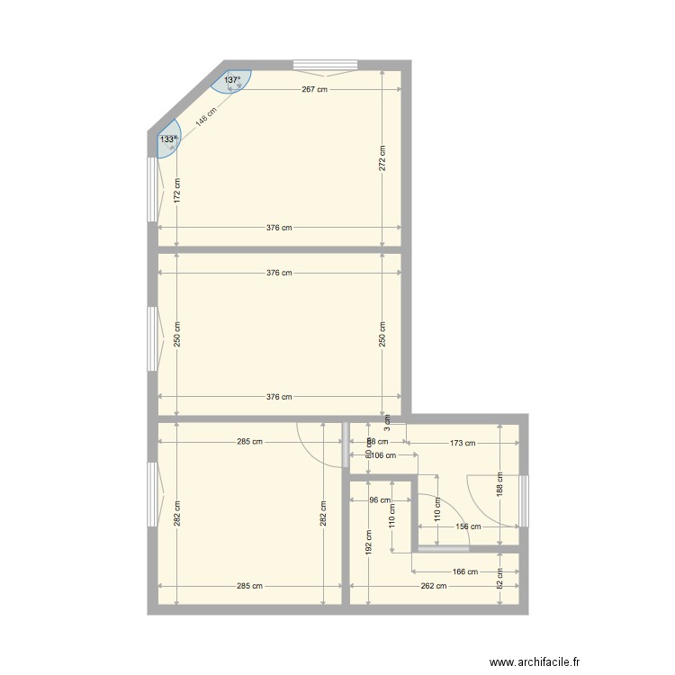 KHOURI Rossignol 1er étage. Plan de 0 pièce et 0 m2