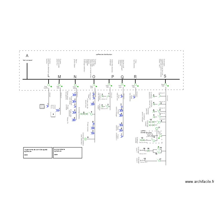 Elec Maison 1. Plan de 0 pièce et 0 m2