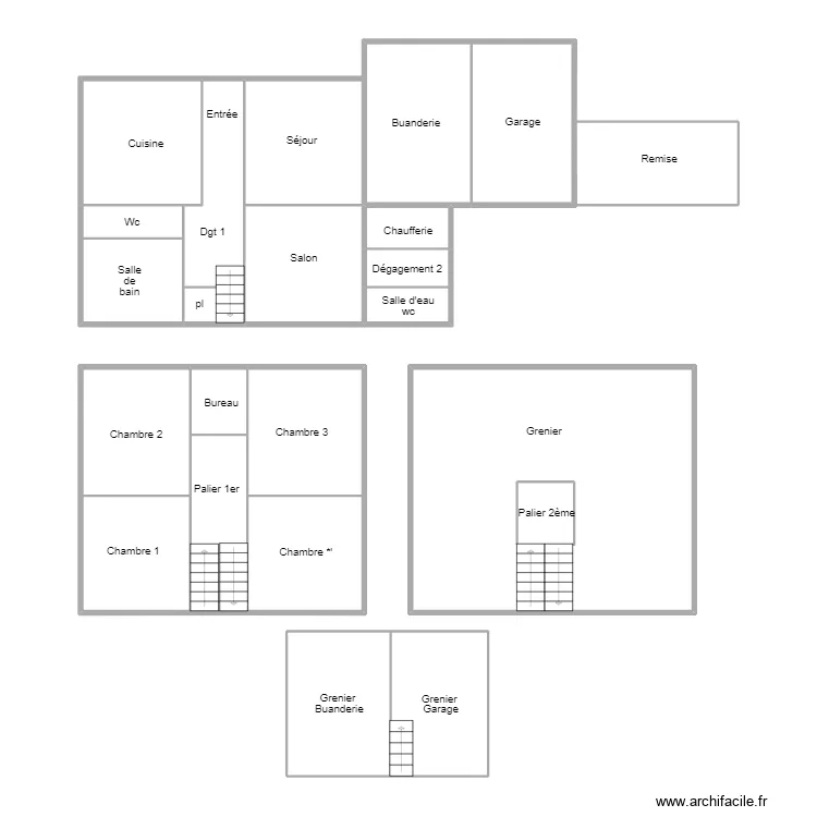 PLOUHINEC LEFLOCH. Plan de 