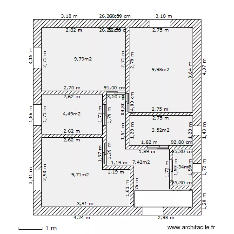 ebauche3_etage. Plan de 