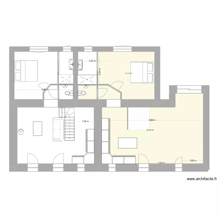 maison 1. Plan de 