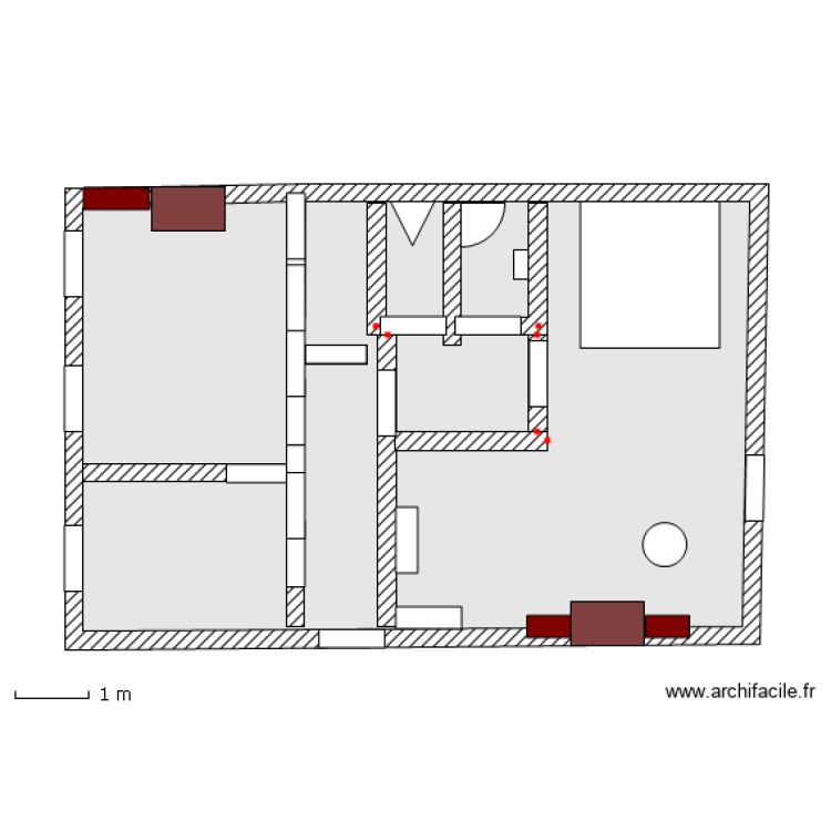 plan 1. Plan de 0 pièce et 0 m2