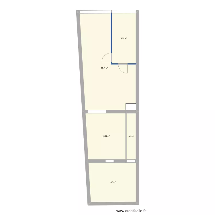 Av de la R&eacute;sistance 255 Soumagne - Bijouterie. Plan de 