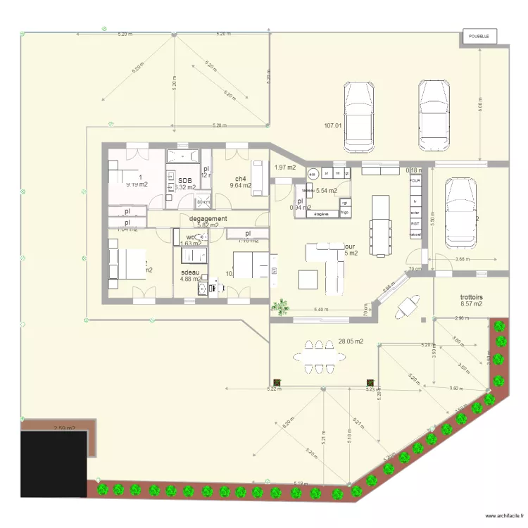 plan opt222. Plan de 