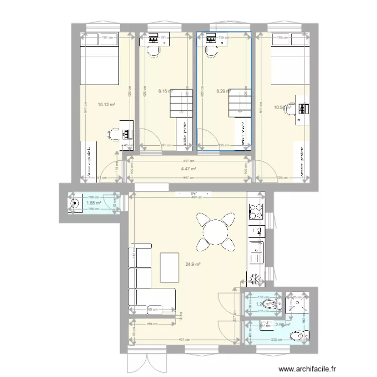 Th&ouml;k&ouml;ly 17 Am&eacute;nagement. Plan de 