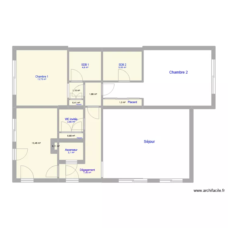 APPARTEMENT CROIX DES GARDES Origine. Plan de APPARTEMENT CROIX DES GARDES Origine. Plan de