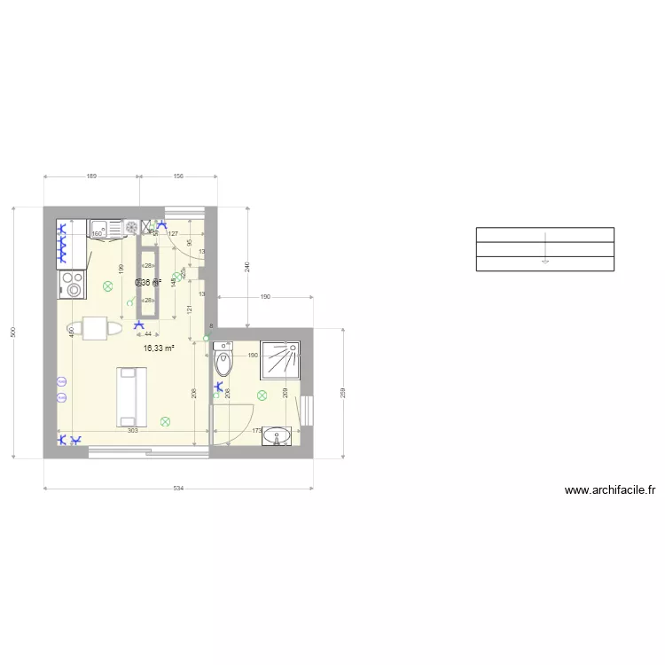appartement . Plan de appartement . Plan de