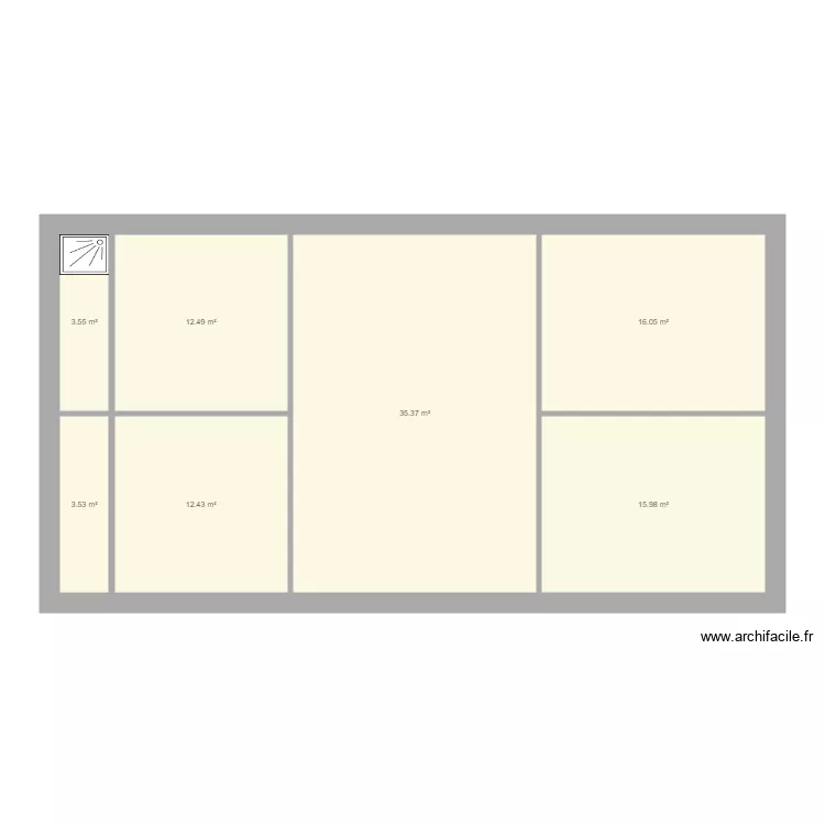 Cabane etage 2. Plan de 